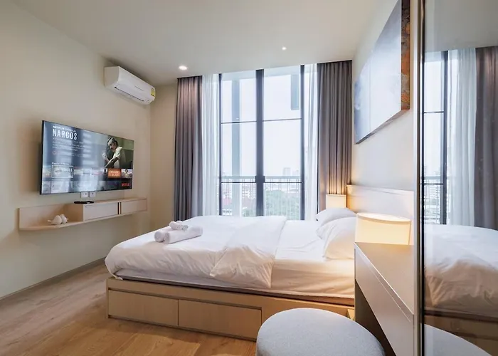 Apartment Huge Luxury Center Of Bkk! 5 Mins Bts Asok *